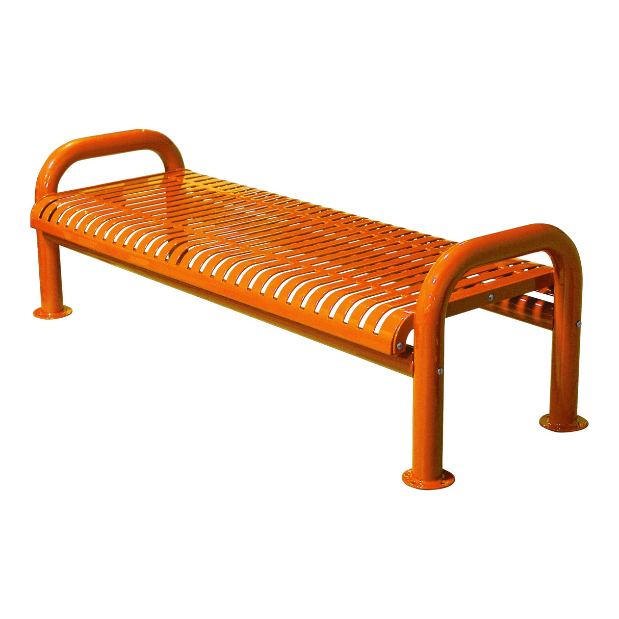 U-Leg Ribbon Bench Without Back