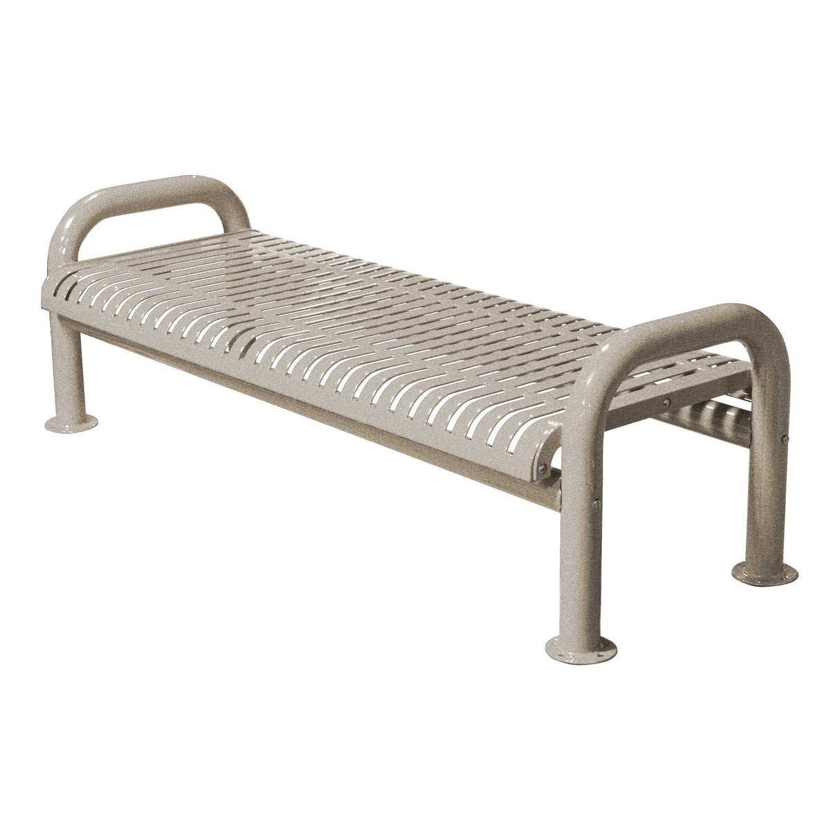 U-Leg Ribbon Bench Without Back
