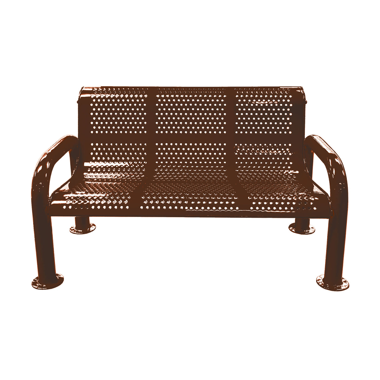U-Leg Perforated Bench