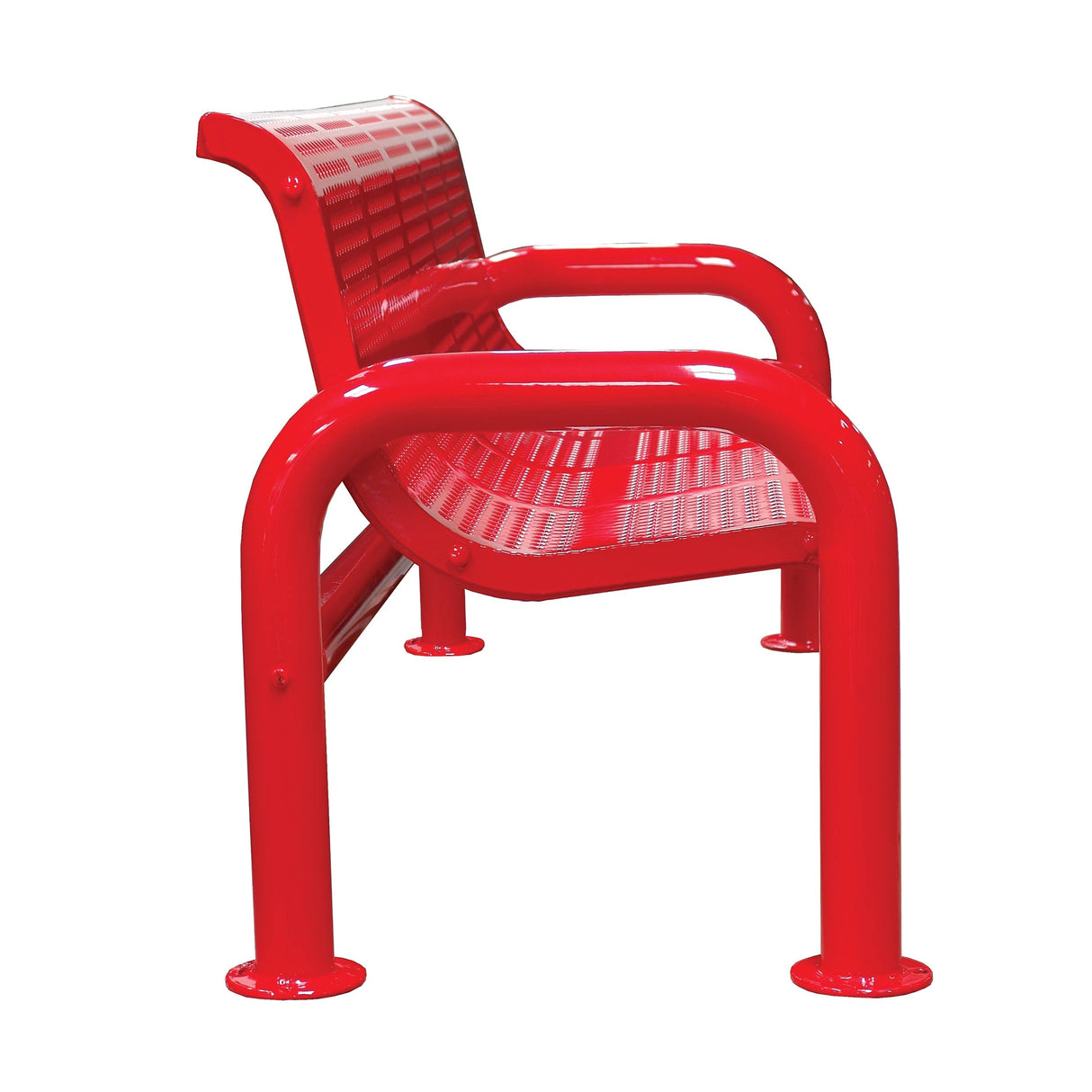 U-Leg Perforated Bench