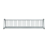10 ft long A-shaped bike rack of galvanized steel tubing - double sided in front view