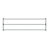 J-Frame Galvanized Bike Rack - Double Sided
