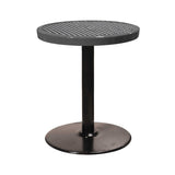 24TABX30 24" round expanded pedestal table 30" high - dark gray