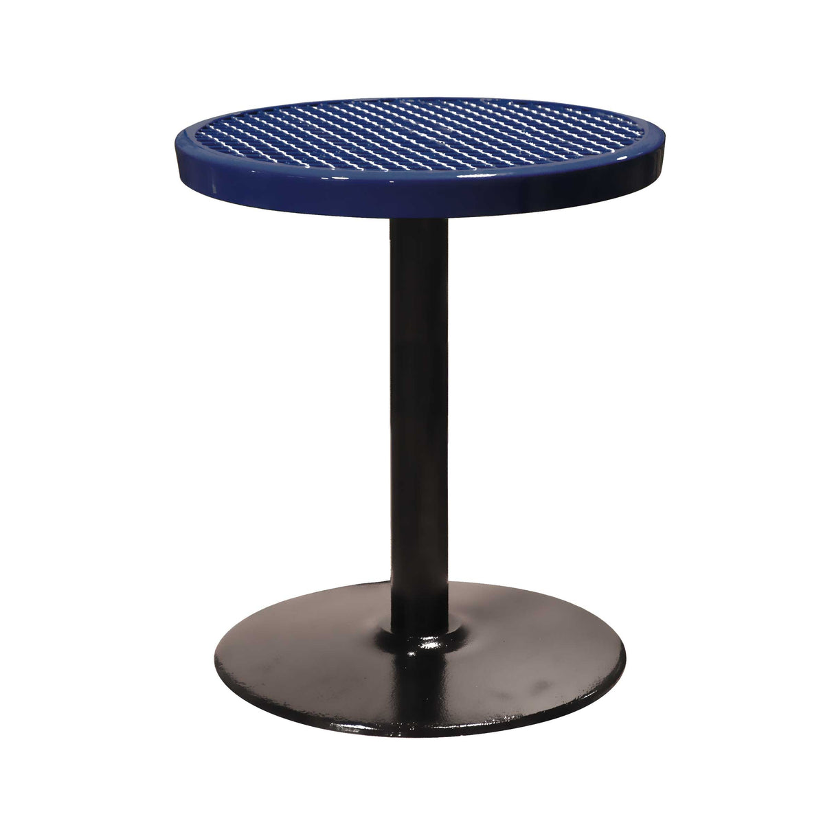 24TABX30 24" round expanded pedestal table 30" high - navy