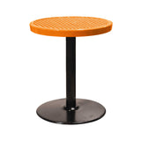 24TABX30 24" round expanded pedestal table 30" high - orange