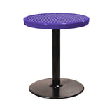 24TABX30 24" round expanded pedestal table 30" high - purple