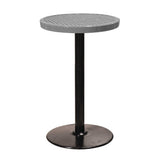 24TABX40 24" round expanded pedestal table 40" high - granite