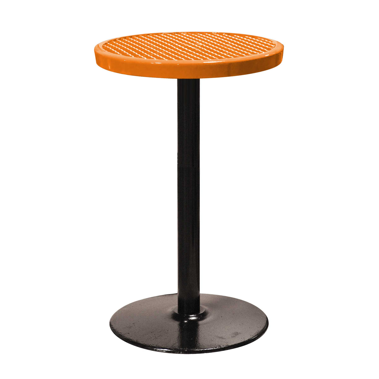 24TABX40 24" round expanded pedestal table 40" high - orange