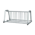 5 ft long A-shaped bike rack of galvanized steel tubing - double sided in 3/4 view