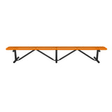 Expanded Metal Bench Without Back - Portable Mount