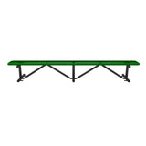 Expanded Metal Stadium Bench Without Back - surface mount