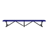 Expanded Metal Stadium Bench Without Back - surface mount