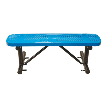 Perforated Stadium Bench Without Back - surface mount