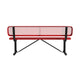 Quick Ship B6WBP 6 Foot Expanded Metal Bench with Back – LeisureCraft ...