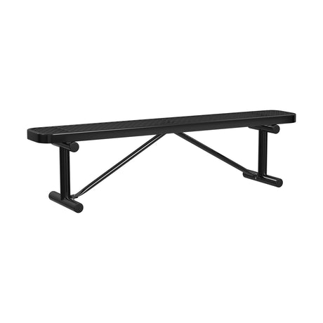 Expanded Metal Bench Without Back - Portable Mount