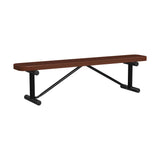Expanded Metal Bench Without Back - Portable Mount