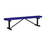 Expanded Metal Bench Without Back - Portable Mount