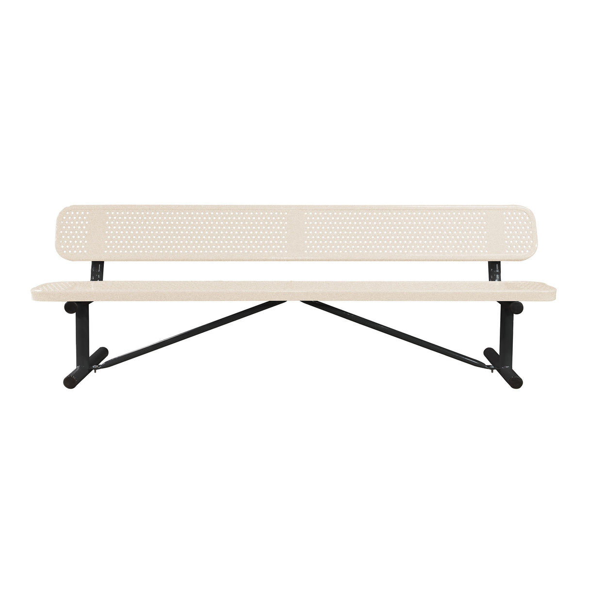 Standard Perforated Bench With Back