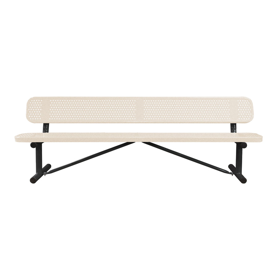 Standard Perforated Bench With Back – LeisureCraft Holdings, LLC