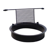 30 Inch Fire Ring w/Flip Grate