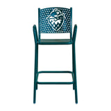 Personalized Perforated Stadium Bar Chair