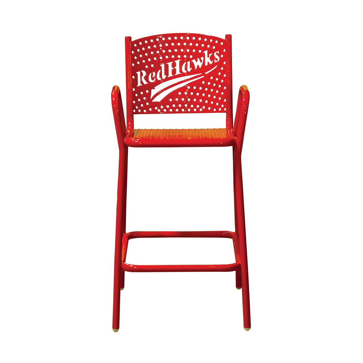 Personalized Perforated Stadium Bar Chair