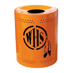Personalized 32 Gallon Perforated Receptacle