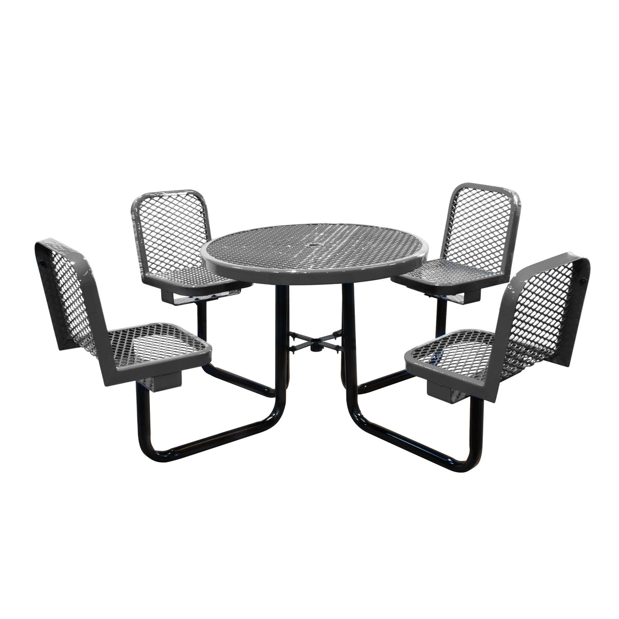 R36WCP 36" expanded table with 4 chairs - gray