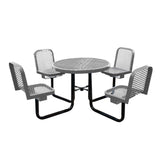 R36WCP 36" expanded table with 4 chairs - granite