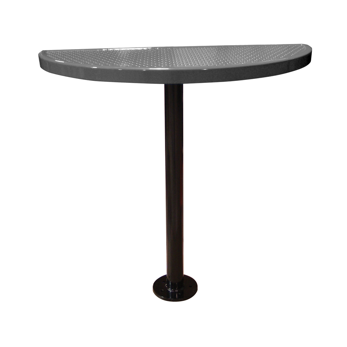 Perforated Semi-Circular Café Pedestal Table