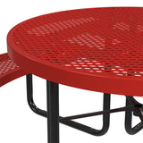Quick Ship T46ROP 46" Round Expanded Metal Table