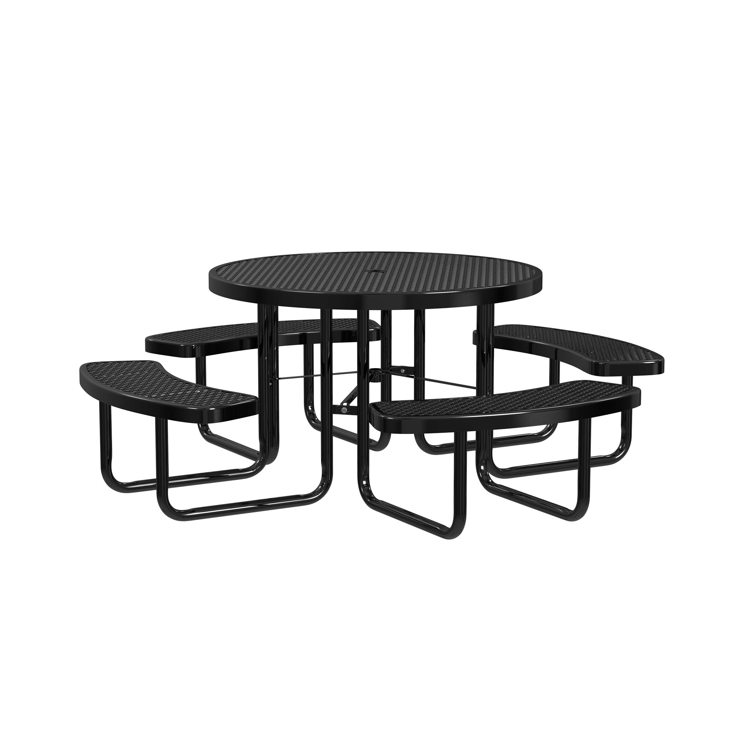 46˝ Round Expanded Metal Table – LeisureCraft Holdings, LLC
