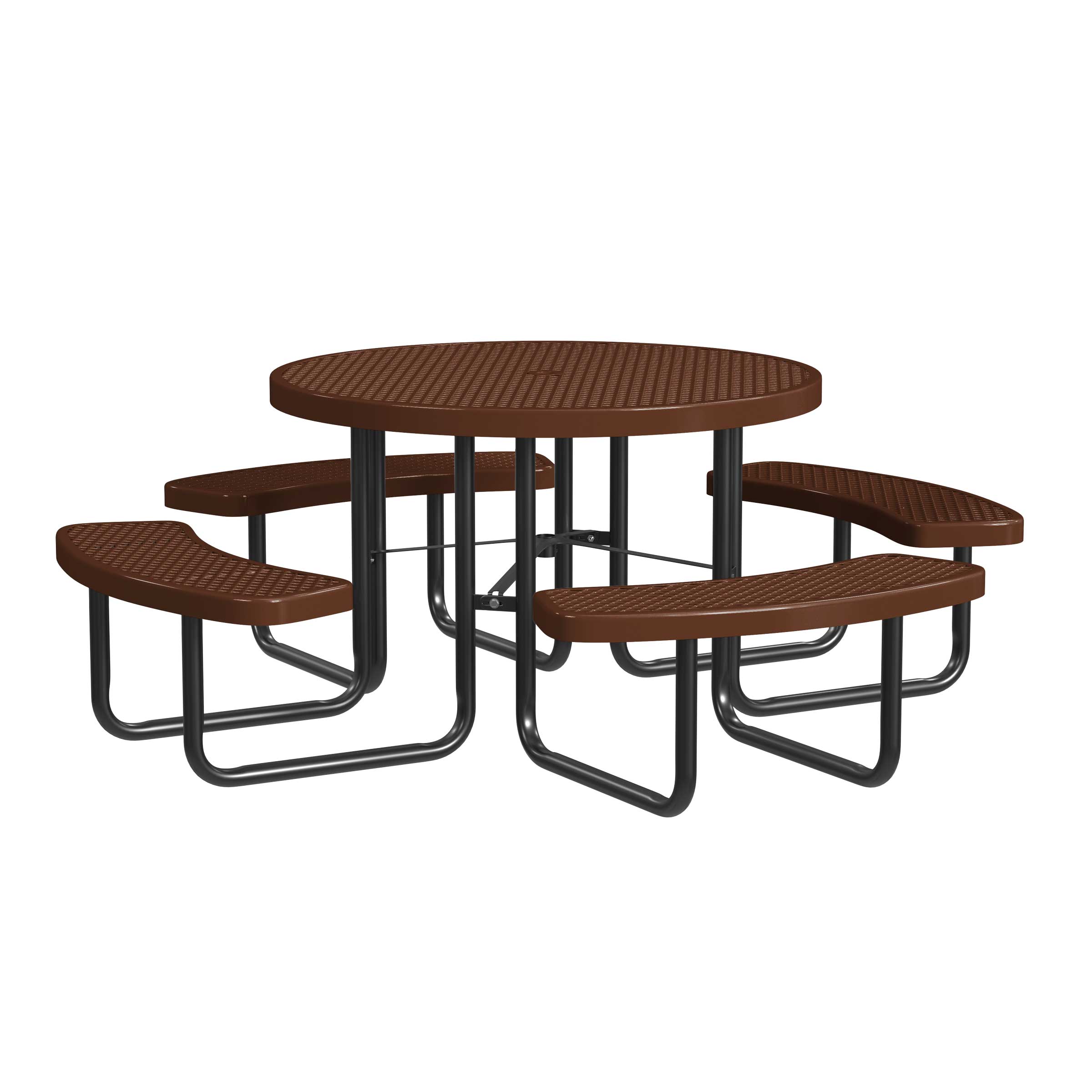 46˝ Round Expanded Metal Table – LeisureCraft Holdings, LLC