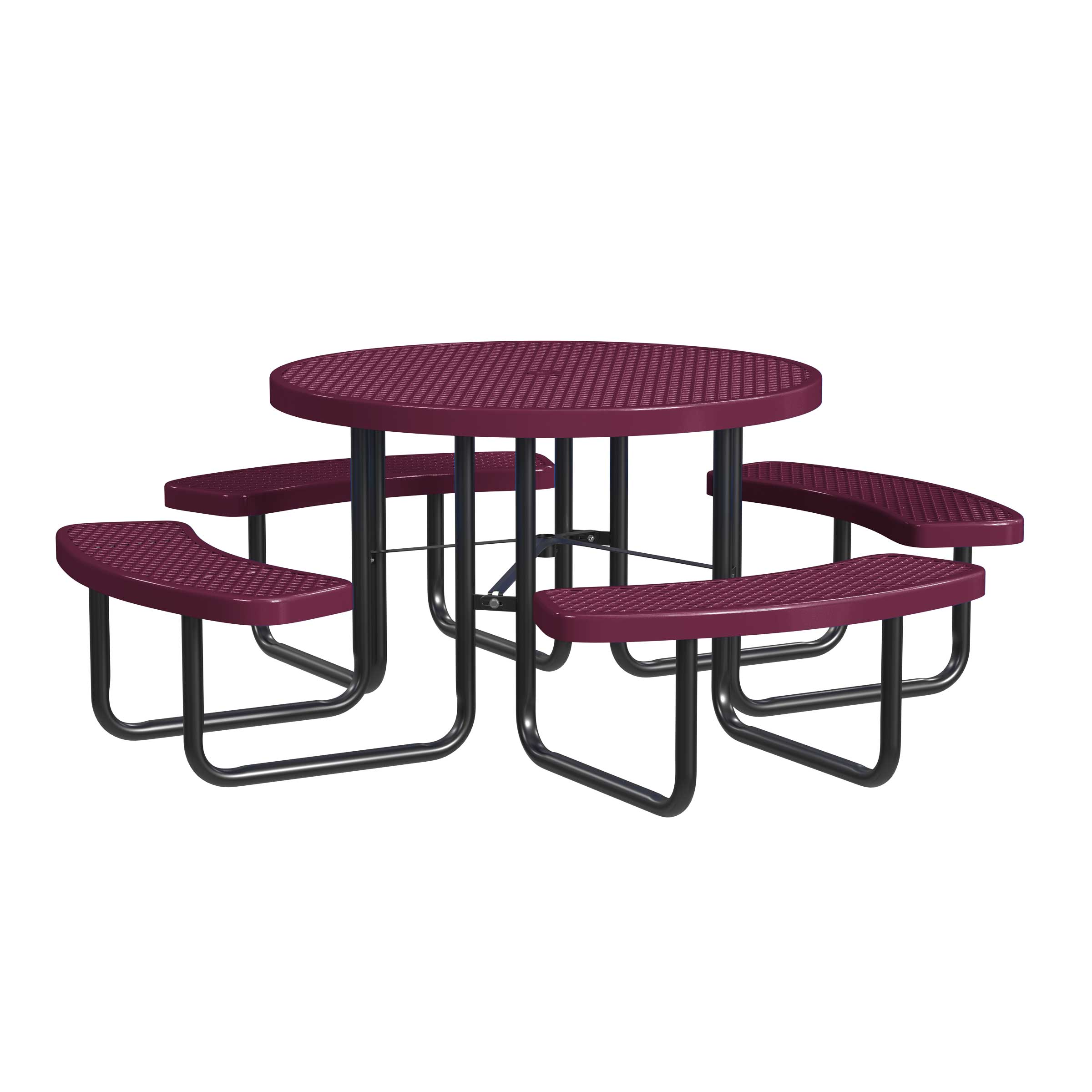 46˝ Round Expanded Metal Table – LeisureCraft Holdings, LLC