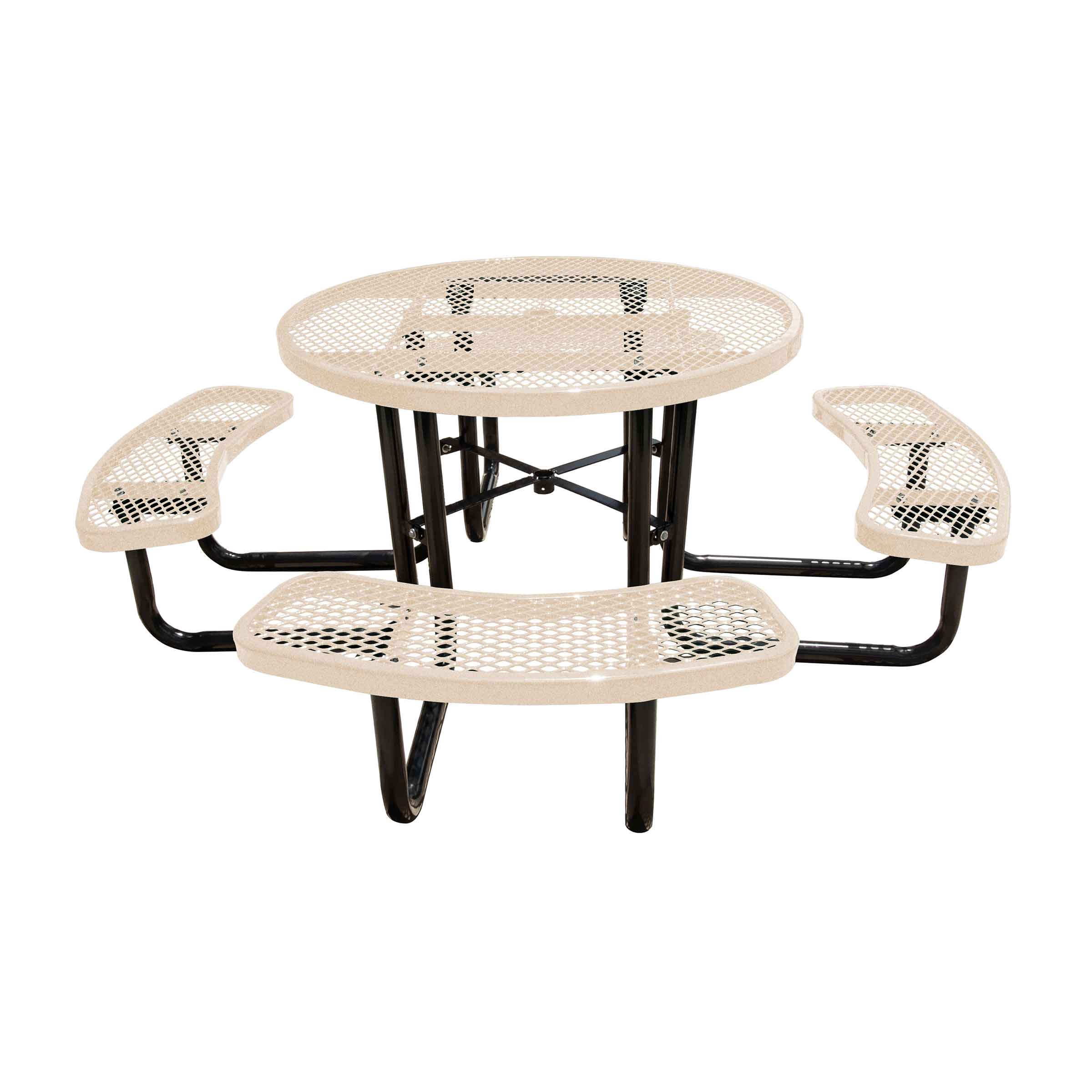 46˝ Round Expanded Metal Table – LeisureCraft®