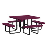 Quick Ship T46SQP 46" Square Expanded Metal Table
