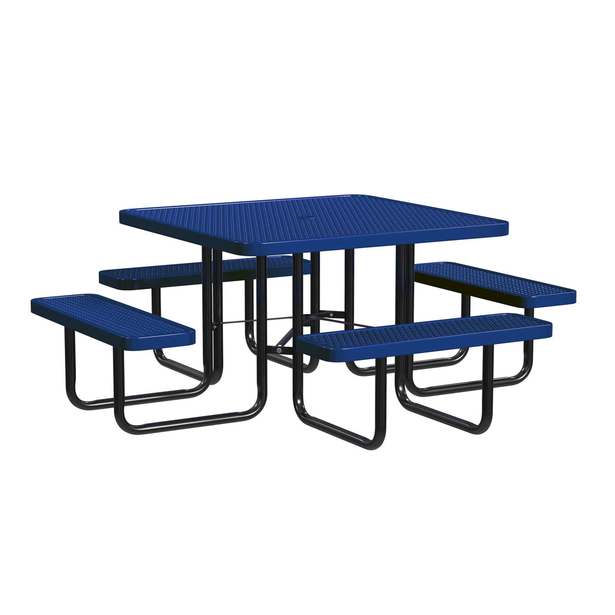 Quick Ship T46SQP 46" Square Expanded Metal Table