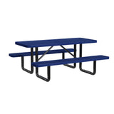 Quick Ship T6XPP 6 Foot Expanded Metal Picnic Table