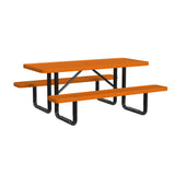 Quick Ship T6XPP 6 Foot Expanded Metal Picnic Table