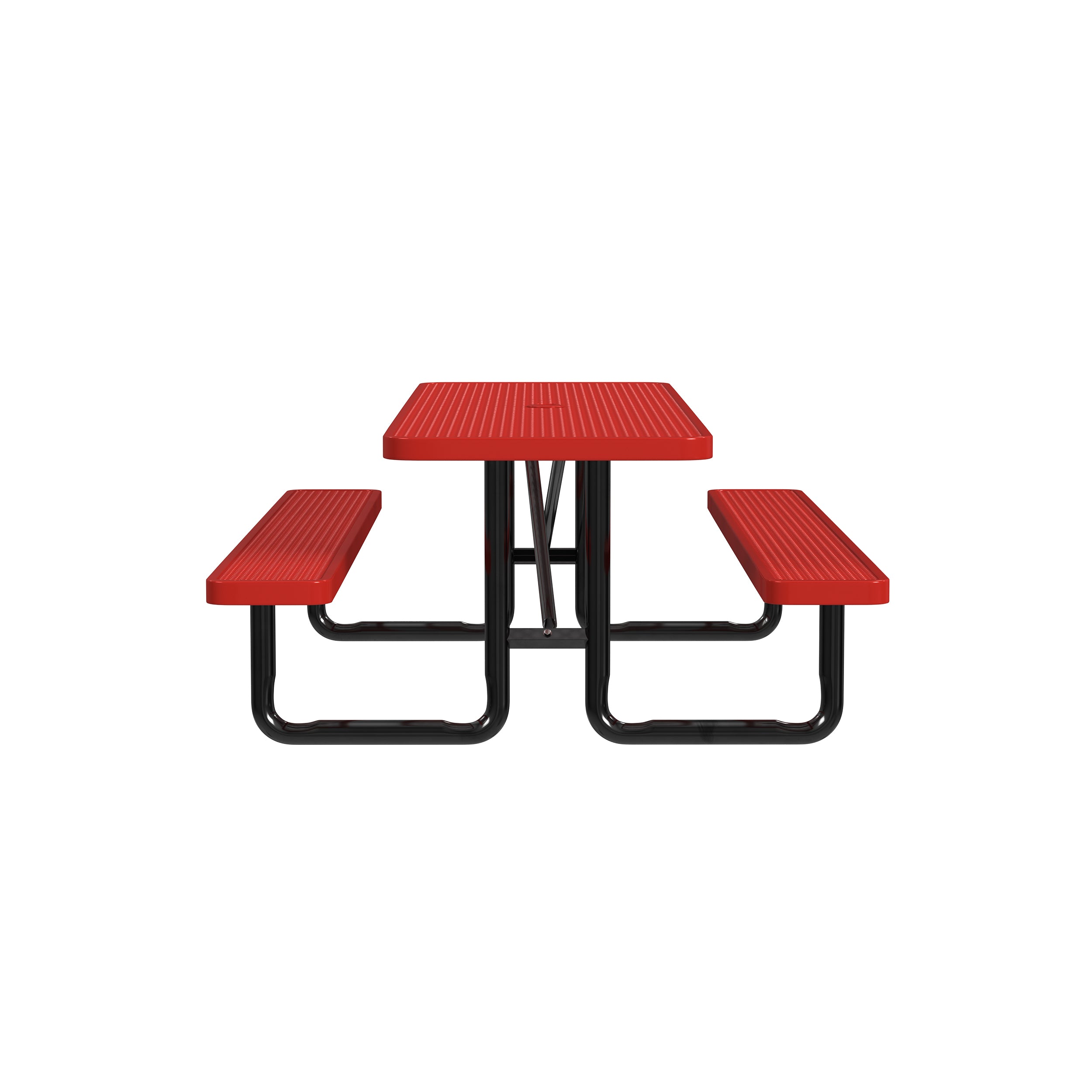 Quick Ship T8XPP 8 Foot Expanded Metal Picnic Table – LeisureCraft