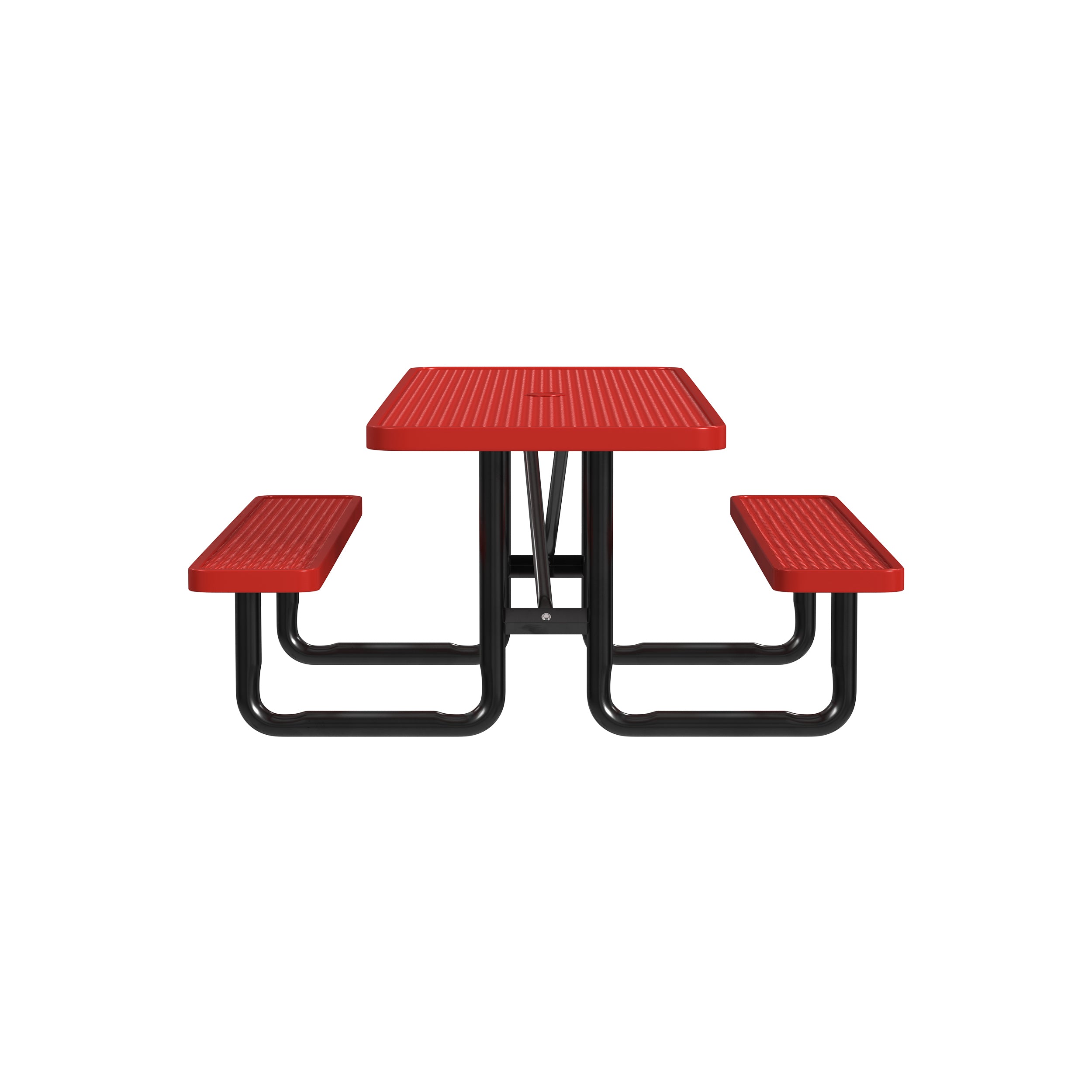 Quick Ship T8XPP-ADA 8 Foot Expanded Metal ADA Picnic Table