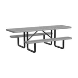 Quick Ship T8XPP-ADA 8 Foot Expanded Metal ADA Picnic Table