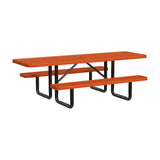 Quick Ship T8XPP-ADA 8 Foot Expanded Metal ADA Picnic Table