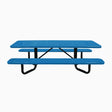 YT8XPP-ADA-PERF 8 foot perforated y-base ADA picnic table - blue